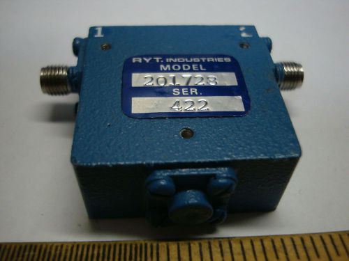 RYT 201728 ISOLATOR SMA-FEMALE INPUT AND OUTPUT CONNECTORS