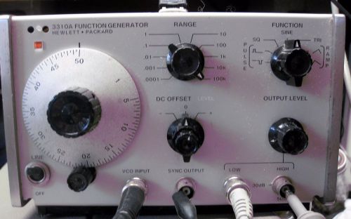 Hewlett Packard 3310A function generator fully tested all functions
