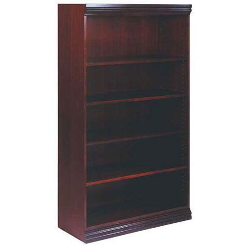 Office bookcases traditional book case library doors mahogany cherry wood wooden for sale