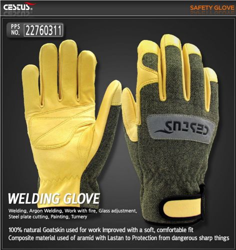 Industrial Safety Glove, Welding (Size option : M, L, XL )