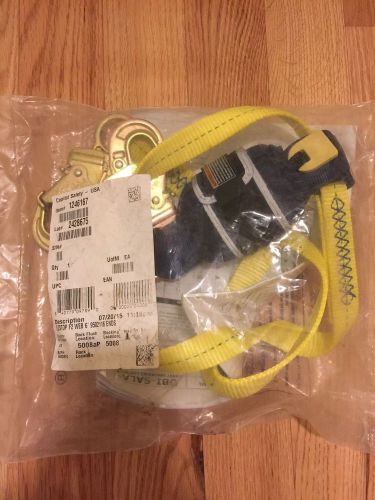 DBI/Sala E-Z Stop Force 2 6 Foot Shock Absorbing Lanyard Snap Hooks At Each End