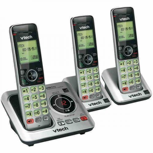 Vtech VTCS6629-3 DECT 6.0 Expandable Speakerphone w/Caller ID 3-Handset System