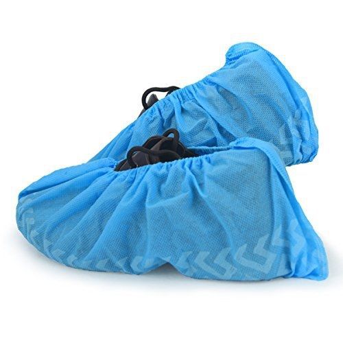 Cleaing Heavy Duty Non Slip Machine-made Disposable Shoe Covers with Tread