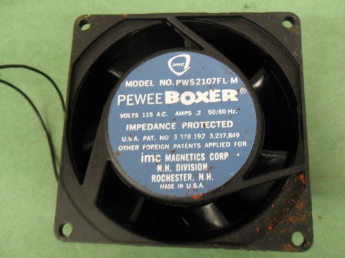 IMC Pewee Boxer PWS2107FL-M Cooling Fan 115VAC 0.2A Tested Working!