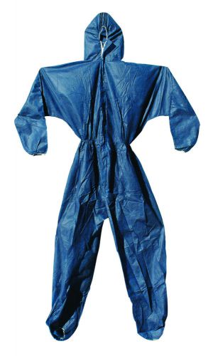 Polypropylene breathable disposable coveralls - navy medium for sale