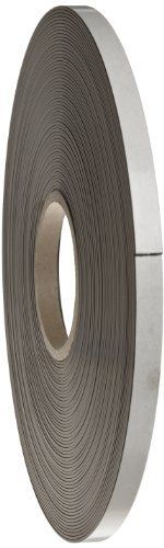 High energy flexible magnet strip, 1/16&#034; thick, 1/2&#034; wide, 100&#039; length (1 roll) for sale