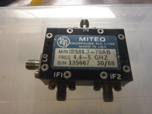 MITEQ IRM4.7-70AB Image Reject Mixer 4.4-5GHz