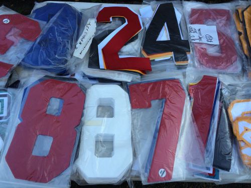 Stahls&#039; Tackle Twill Official NHL Letters Numbers Lot Bulk About 5000+ Pieces