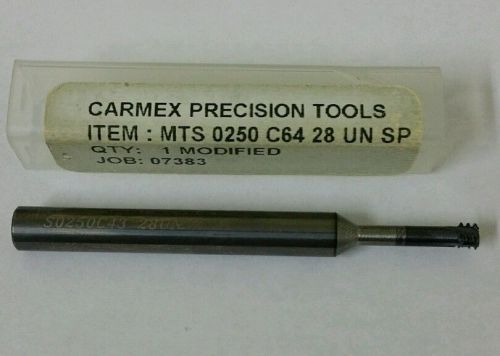 Carmex carbide Threadmill MTS 0250 C64 28 UN (NIB)