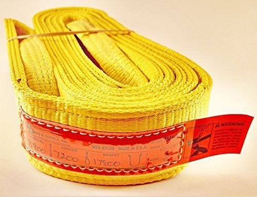 Dd sling. multiple sizes in listing! made in usa 3&#034; x 16, 2 ply, nylon lifting &amp; for sale