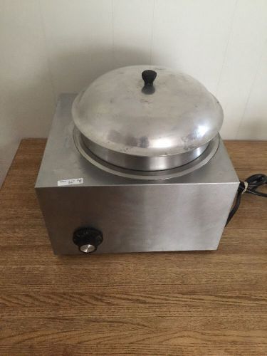 STAR Model 11 Food Warmer 5 Quart With Lid Sign Area On One Side