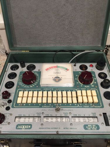 JACKSON 648A Tube Tester!! Excellent!! Working