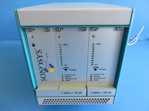 Sonosys MSM 0042090 Ultrasonic MicroCleaner w/ 1 MHz &amp; 3 MHz Modules - 220V
