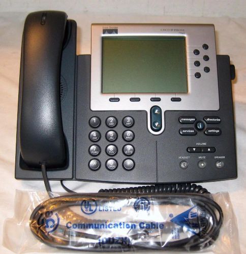 Cisco VoIP 7960 Digital Business Telephone Dark Gray 47-6424-01