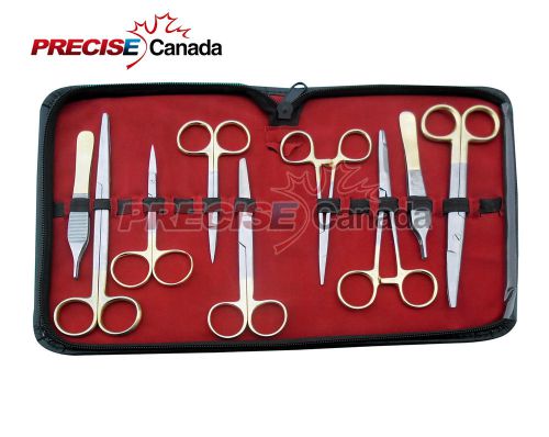 9 PC MINOR MICRO SURGERY SUTURE LACERATION KIT WITH TUNGSTEN CARBIDE INSERTS