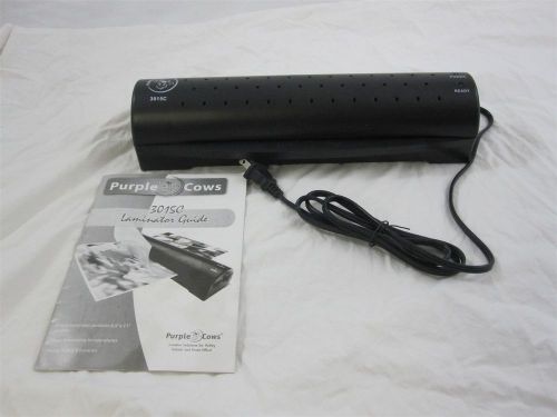 Purple Cows 9&#034; Hot and Cold Thermal Laminator 3015C (3mil and 5mil)