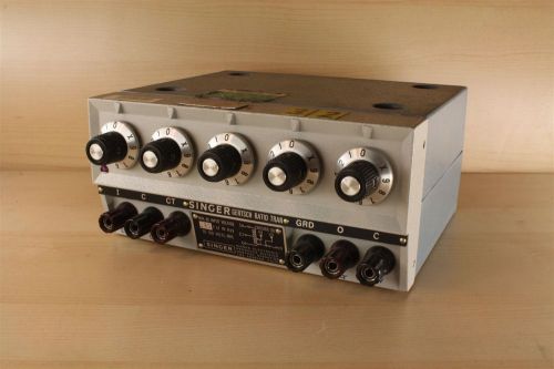 Singer Gertsch RT-60 Decade Ratio Transformer