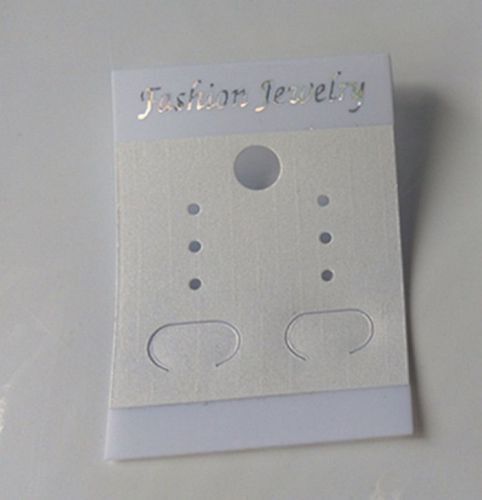 50x36mm White Jewelry Case Earring Display Hanging Card Hot Sale 100pcs 36084
