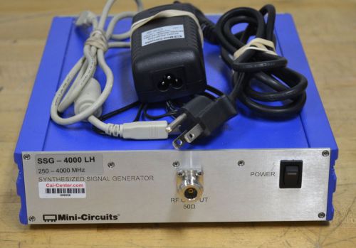 Mini circuits ssg-4000lh synthesized signal generator, usb, 250-4000mhz good for sale