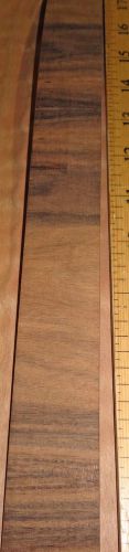 Rosewood wood veneer 18&#034; x 1.25&#034; with paper backer &#034;A&#034; grade quality 1/40th&#034;