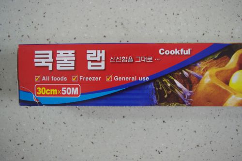 COOKFUL Plastic Food Wrap 30cm x 50M Cooking Roll Paper Kitchen Made in Korea
