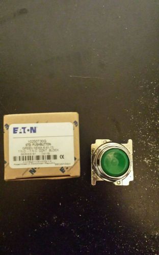 NEW IN BOX CENUINE EATON Cutler Hammer 10250T30G Pushbutton Green New
