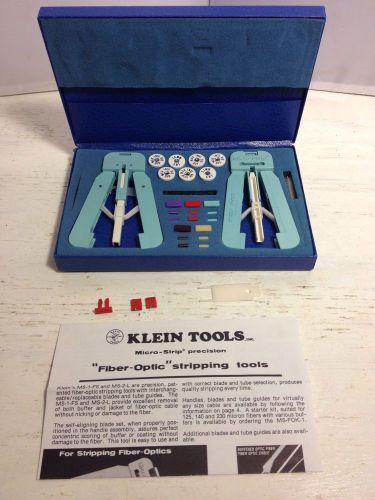 Klein MS-FOK-1 Fiber-Optic Micro Strip, Precision Stripping Tool Kit