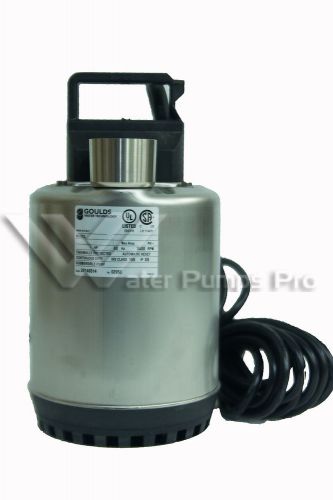 Lsp0712f goulds submersible sump pump 3/4 hp 230v for sale
