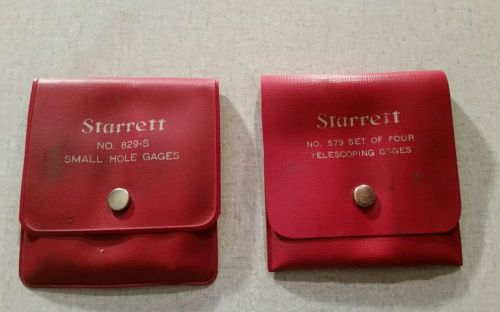 2 sets starrett gages 579 telescoping and s 829  small hole gages for sale