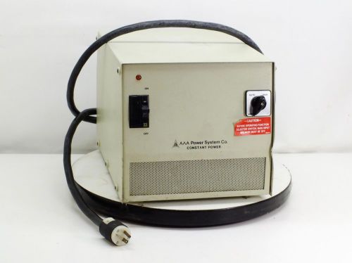 Aaa power system 2.0 kva, 120v, 16.6a constant power 3 transformer c3002a0100t1 for sale