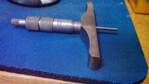 Machinist&#039;s brown &amp; sharpe #607 depth micrometer for sale