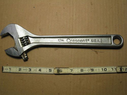 12 inch Crescent Adjustable Wrench---Chrome Finish