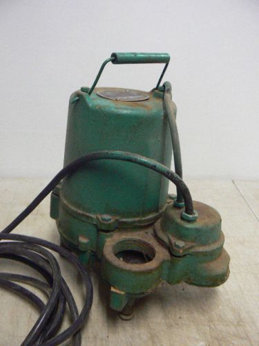 2&#034; Hydromatic SP40 Submersible Sewage Ejector Sump Pump, 230V 4.5A 4/10 HP