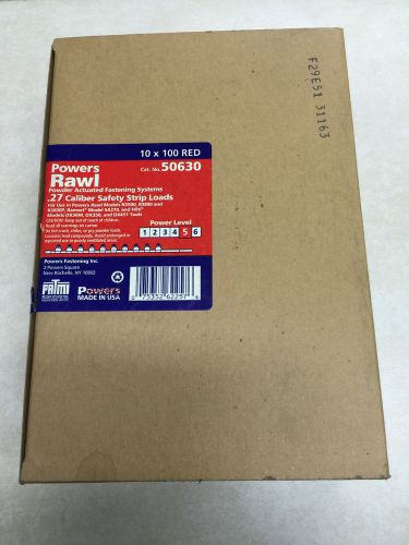New Powers Fasteners 50630 Powder Actuated Fastening Systems .27 Caliber 10x100