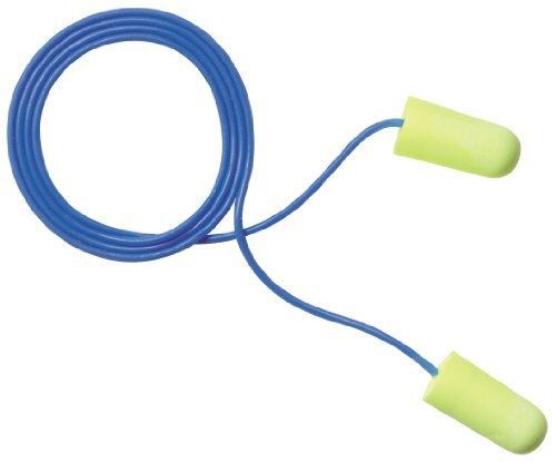 3M E-A-Rsoft Yellow Neons  Corded Earplugs, Hearing Conservation 311-1250 in