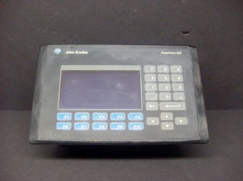 Allen Bradley 2711-B5A1 Ser H FRN 4.20 PanelView 550 Keypad Touchscreen HMI  QTY
