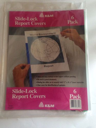 K &amp; M Slide Lock Report covers  6 Pack
