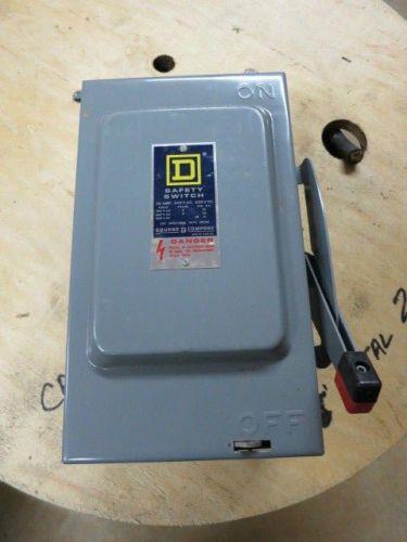 Square D Company HU361  30 Amp, 3 Pole, Non-Fusible Disconnect