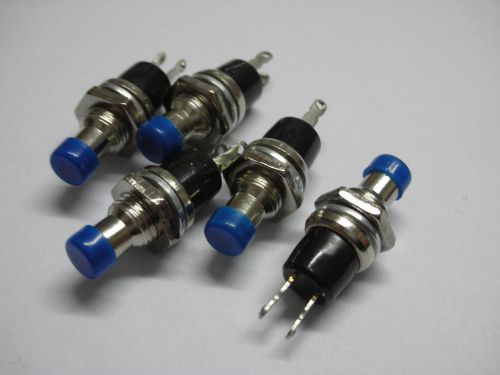 200,BLUE Push Button SPST Momentary N/O Switch,107B