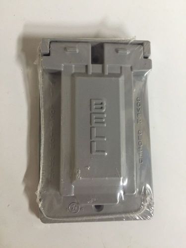 Waterproof Single-Gang Device Cover Vertical GFCI 5103-0 Bell Outdoor