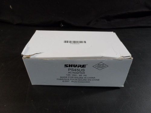 (1x) Shure PS45US Power Supply For UA844US Wireless Ant Distribution New MFG Box