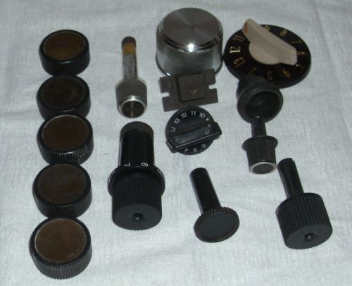 Lot of 17 knobs knob various used.