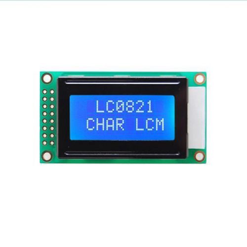 802 0802 8X2 8*2 Character Type LCD Module Display LCM BLUE Mode White Backligth