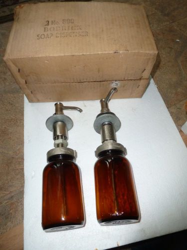 Vintage Bobrick 800 Lavatory Mount Soap Dispensers
