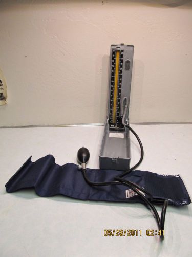 Labtron desk top mercury sphygmomanometer w/adult size accumax cuff for sale