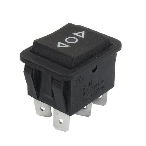 Momentary 6 Pin DPDT On/Off/On Rocker Switch AC 250V/10A 125V/15A