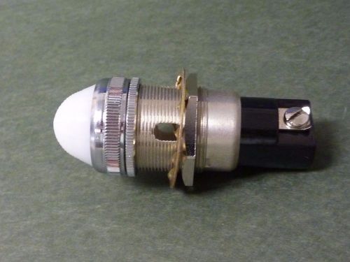 DIALCO White Indicator Light Lamp Socket DIALIGHT 75W 125V