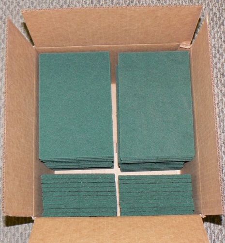 POLY-BRITE PS-4000 Abrasive Sheet FINE Aluminum Oxide (box 80) cleaning GREEN