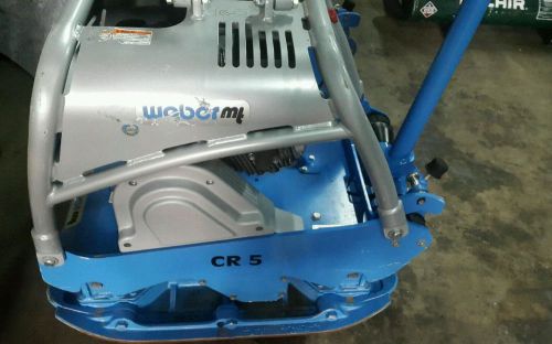 Weber cr5 hd reversible plate compactor tamper gx270 honda engine wacker packer for sale