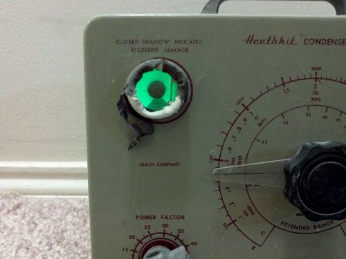 Heathkit  C-3  Condenser Checker with Resistor, and Leakage Voltage tests.